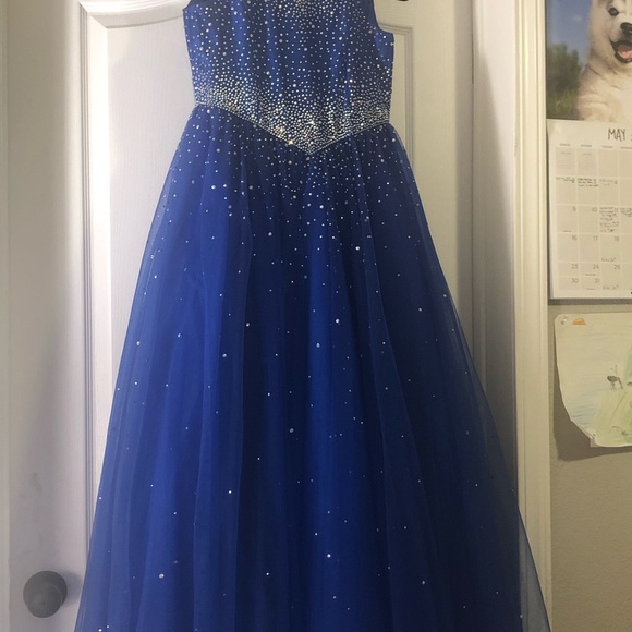 Girls Tiffany pageant gown size 12 - Picture 3 of 6